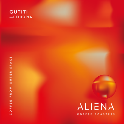Grafica GUTITI Etiopia nei toni arancio e rosso